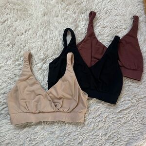 Hatch The Dream Feed Nursing & Sleep Bra (set of 3) cream, black and burgundy